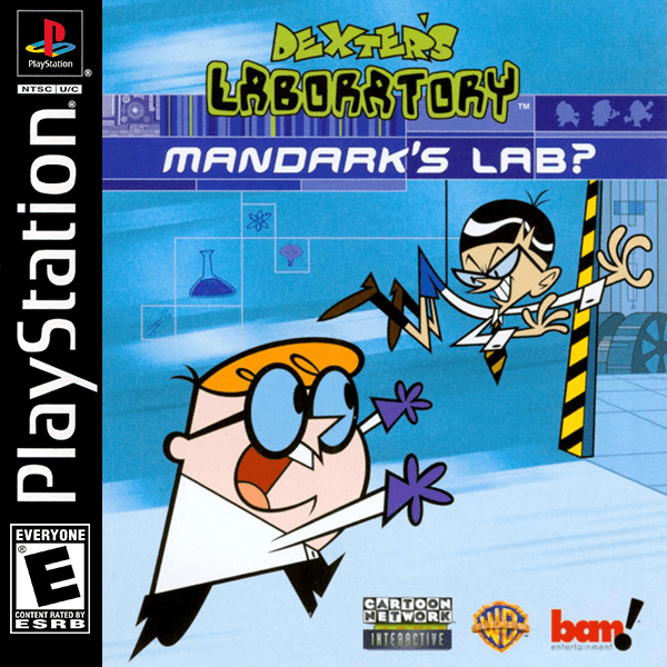 Dexter's Laboratory Mandark's Lab box art for Playstation